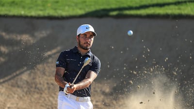UAE's Ahmad Skaik during the Abu Dhabi HSBC Championship. Getty
