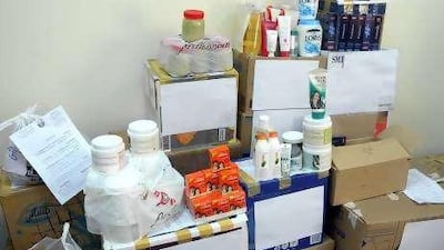 The Abu Dhabi Municipality has been seizing improperly labelled cosmetic products over the past two weeks.