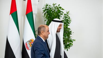 Sheikh Mohamed receives Mr bin Braik