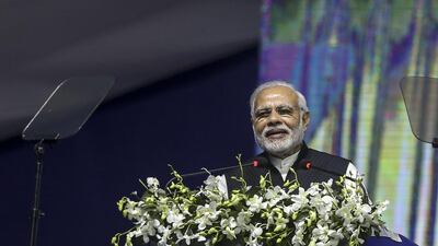 Narendra Modi says attracting investments is his top priority as he makes moves to reform India’s economy. Dhiraj Singh / Bloomberg