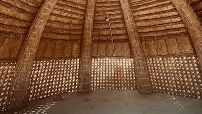 A new design of a reed house introduced by The Tigris River Protector NGO. Photo: The Tigris River Protector NGO