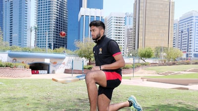 Yodhin Punja has suffered knee and shoulder injuries in the last three season. Pawan Singh / The National