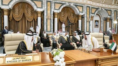 Sheikh Mohamed bin Zayed heads the UAE delegation.