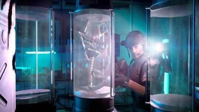 Aliens: Colonial Marines follows Corporal Christopher Winter, part of a search-and-rescue mission investigating the USS Sulaco.