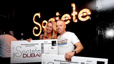 Claudia Klingbeil and Olly Lewis. Satish Kumar / The National