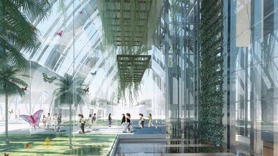 Artist impression of the Nakheel Mall on the Palm Jumeirah. Courtesy Nakheel