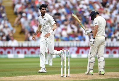 Ishant Sharma got stuck into Dawid Malan after dismissing him in Edgbaston. Getty Images