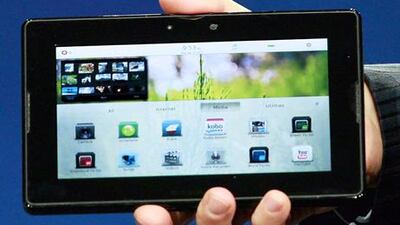 The Blackberry Playbook.