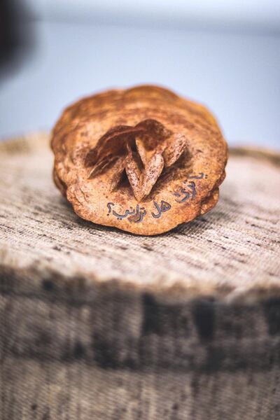 A piece that formed part of the 'Watch Before You Fall' series, by Manal AlDowayan, which was shown at Art Basel 2019 in Miami. Courtesy of the artist and Sabrina Amrani