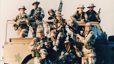 The US Women’s Military Service Technical Assistance Field Team, 1992. Photo: Dr Athol Yates