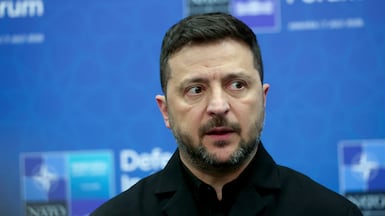 President Zelenskyy made the claims in a post on X listing 'long-range sanctions in response to Russia's strikes'. EPA