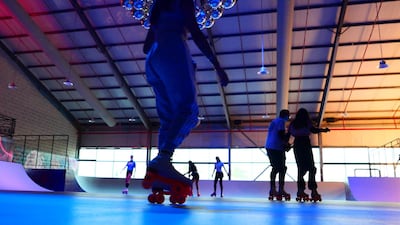 RollDXB will host a number of regular skating events, including roller discos. Pawan Singh / The National