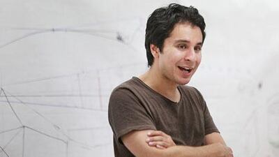 Saad Haroon abandoned textiles for satire in response to September 11, 2001.