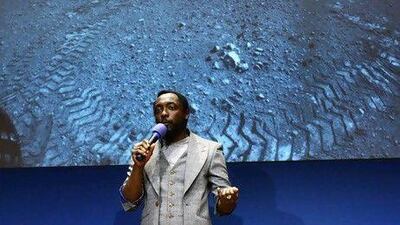 Will.i.am has premiered his new single from Mars. EPA