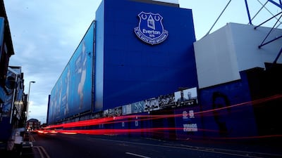 View from outside Goodison Park, home of Everton. PA