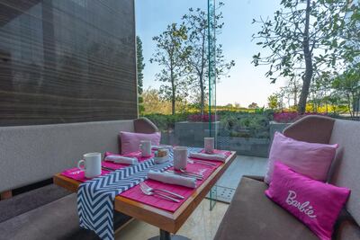 Dine from the pink menu at Madera, the hotel's signature restaurant. Courtesy Hilton Hotels & Resorts