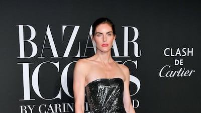Hilary Rhoda attends the 'Harper's Bazaar' celebration of 'Icons By Carine Roitfeld' during New York Fashion Week on September 6, 2019. AFP