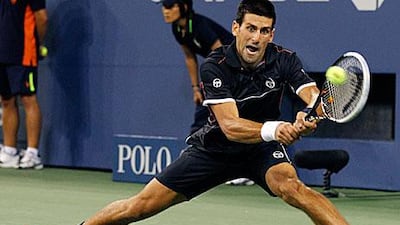 Novak Djokovic was as fleet-footed during the match as he was at the end when he requested some music to dance to at Flushing Meadows.