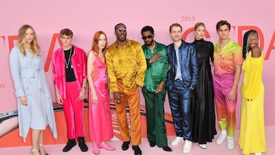 Models Gemma Ward, Presley Gerber, Kiki Willems, architect Yahya Abdul-mateen, actor Lakeith Stanfield, designer Sander Lak, Doutzen Kroes, Antoni Porowski and singer Kelela arrive for the 2019 CFDA fashion awards at the Brooklyn Museum in New York City on June 3, 2019. AFP
