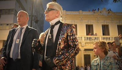 Chanel's creative director Karl Lagerfeld died on Tuesday February 19, aged 85 / AFP / ADALBERTO ROQUE