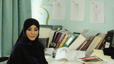 The fashion designer Aysha Al Dhaheri views money as a tool, not a focal point of life. Charles Crowell for The National