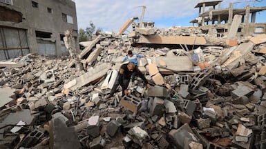 The deployment of an international peacekeeping force in Gaza remains in limbo. AFP