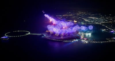 RAK now holds the record for the ‘longest chain of fireworks’ achieved just before countdown, as well as the 'longest straight line of fireworks’.