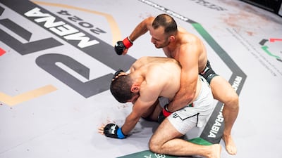 Jarrah Al Silawi on his way to victory.