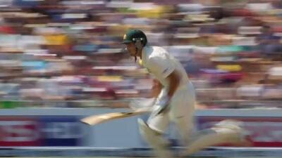 Ashton Agar, above, partnered with Phil Hughes to save Australia on the second day of the opening Ashes series match against England at Trent Bridge cricket ground, Nottingham, England.