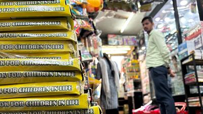 The shop also sells board games and puzzles