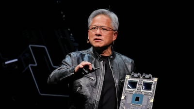 Jensen Huang, chief executive of Nvidia, said excitement surrounding the company's new Blackwell AI chips is 'really off the charts'. Reuters
