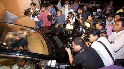 The thriving paparazzi today. Alamy