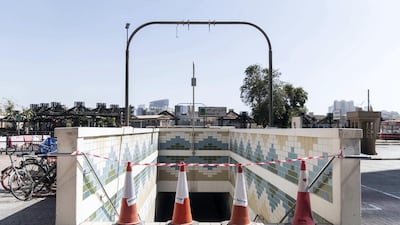 The underpass near the dhow docks is usually packed with shoppers and passengers from the nearby cruise terminal