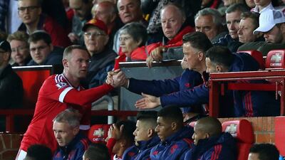 Wayne Rooney played 75 minutes in midfield against Crystal Palace as he works his way back to full fitness. Alex Livesey / Getty Images