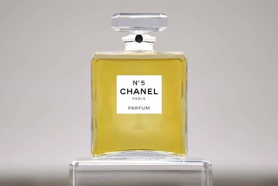 A bottle of Chanel No 5 perfume, originally created by perfumer Ernest Beaux for Gabrielle 'Coco' Chanel. Reuters