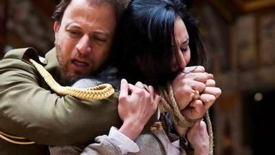 Ashtar Theatre's production in Arabic of Richard II. Courtesy Ashtar Theatre