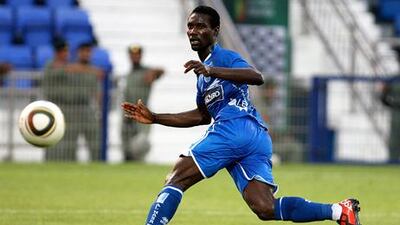 Ismael Bangoura during his playing days with Al Nasr.