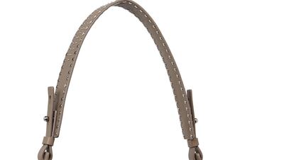 All Saints: ideally sized for a serious day of gallivanting around town, this buttery-soft taupe suede bag is deep enough to carry all your essentials. And then some