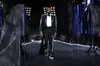 Usain Bolt for Puma at New York Fashion Week 2022. WireImage