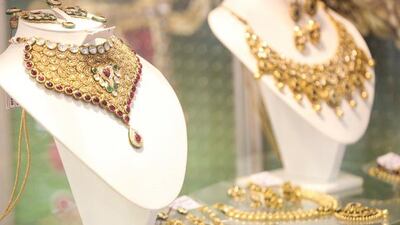 A representative image of a necklace inspired by Arabian motifs. Courtesy Dubai International Jewellery Week