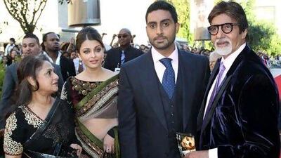 The Bachchan clan. Dave Hogan / Getty Images