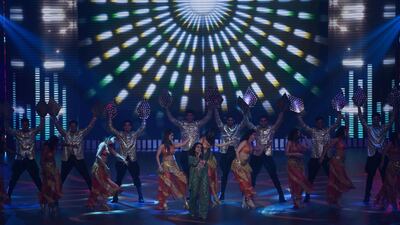 Bollywood singer Neha Kakkar performs on stage during the IIFA Rocks of the 20th International Indian Film Academy (IIFA) Awards at NSCI in Mumbai on September 16, 2019. Photo: AFP