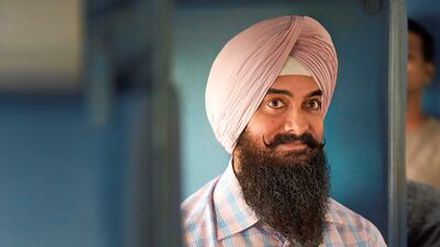 In the 'Forrest Gump' remake, Khan takes on the role of the titular character Laal Singh Chaddha. The original's classic line 'Run, Forrest, run' is 'Run, Laal, run' in the Bollywood version. Photo: Paramount Pictures