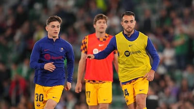 Eric Garcia – 7. Started as a holding midfielder for the first time. An experiment, he was comfortable from box to box. Surprisingly impressive before he tired in the second half. "Eric looked very relaxed today,” said Xavi. “I think that he played very well in a new position for him. We'll see in the future.” Getty