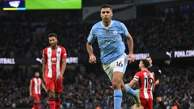 Showed again why he is so valuable to City. Scored their first with a low drive from outside the box. Lovely lofted pass for Foden almost led to a goal. Wins possession and is so capable of hurting teams when he has it. AFP