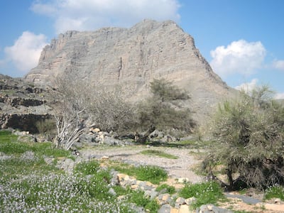 Treks in Oman range from beginner's trails to multi-day advanced hikes. Courtesy of Six Senses