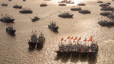 'Global Fisheries Harvesting Marine Wildlife' by George Steinmetz. Photo: George Steinmetz