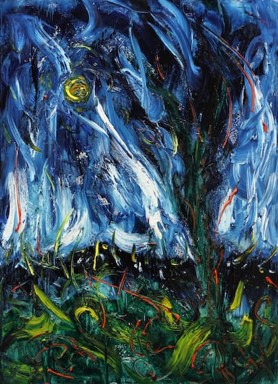 An artwork by Mimmo Centonze, who will be presenting a talk on Caravaggio as part of the event. Photo: Dubai Art Expo