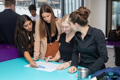 Pupils at Nord Anglia International School Dubai. Photo: Nord Anglia International School Dubai