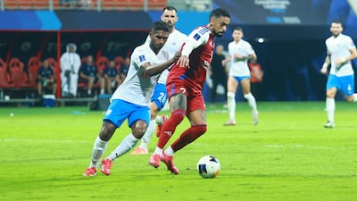 Action from the final between Lion City Sailors and Sharjah